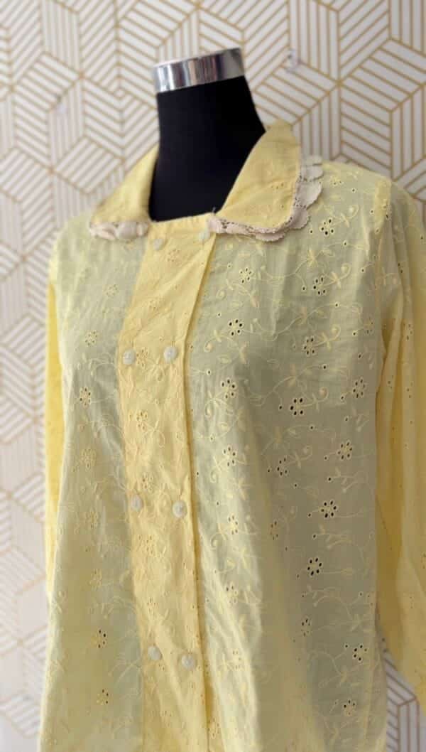 Beautiful Hakoba Cotton short tops/2186