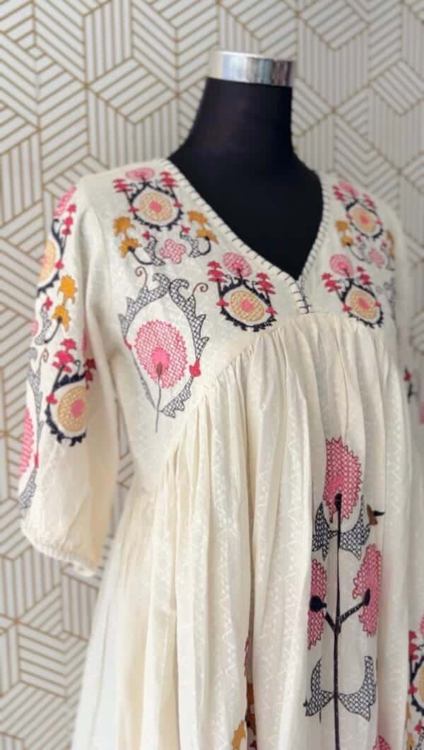 Beautiful embroidered cotton tunics tops/frocks/2363 - Image 5