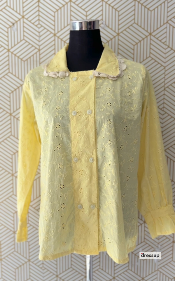 Beautiful Hakoba Cotton short tops/2186 - Image 2
