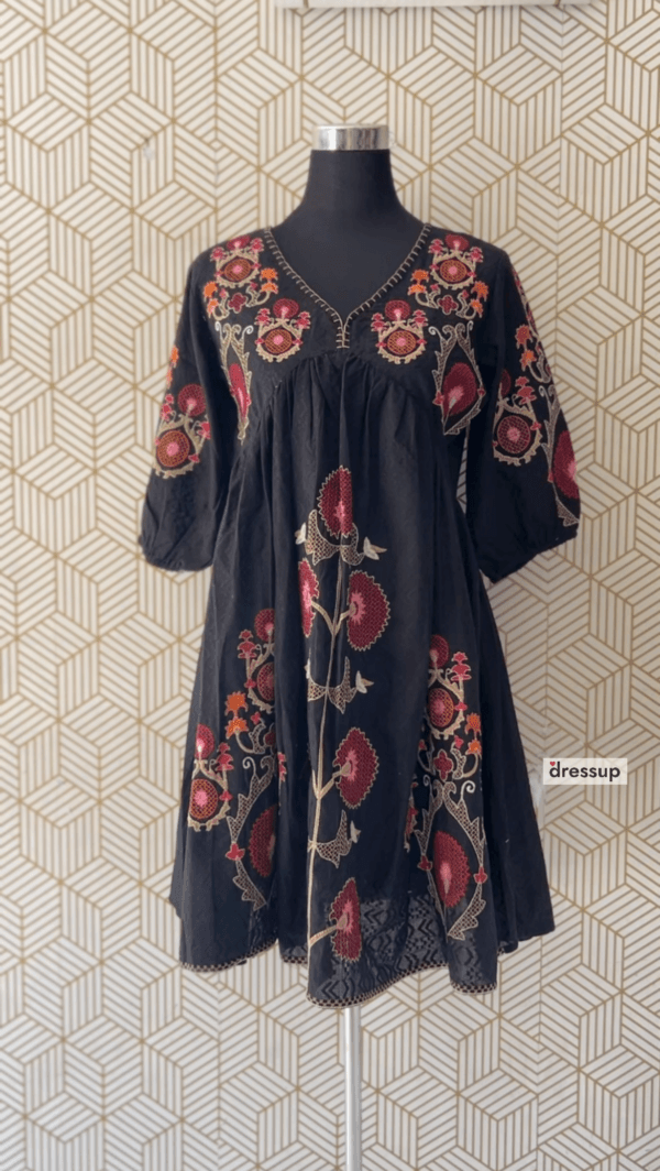 Beautiful embroidered cotton tunics tops/frocks/2363 - Image 4