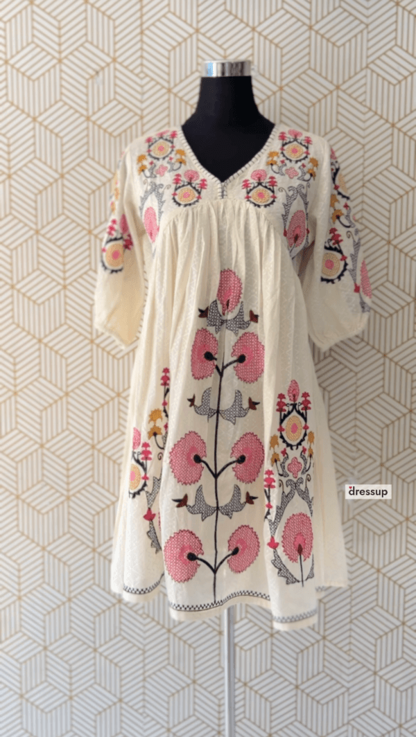 Beautiful embroidered cotton tunics tops/frocks/2363 - Image 8