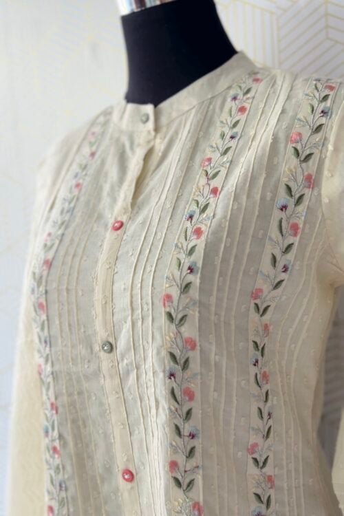 Premium 3 Pcs Cotton Aline kurtis with bottom and Dupatta/2329