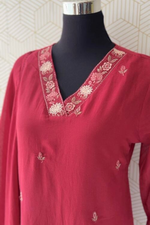 3 Pcs Mul Cotton kurtis with bottom and Dupatta/3716