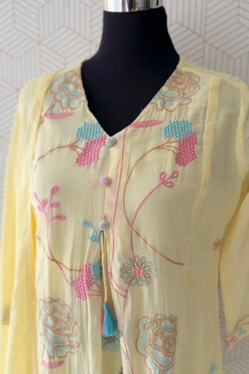 Premium 3 Pcs Mul Cotton kurtis with bottom and Dupatta/3725