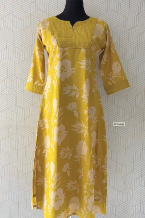 2 Pcs Cotton printed kurtis and bottom/3706