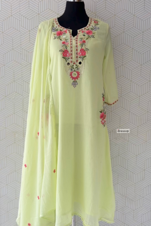 3 Pcs Mul Cotton kurtis with bottom and Dupatta/3722